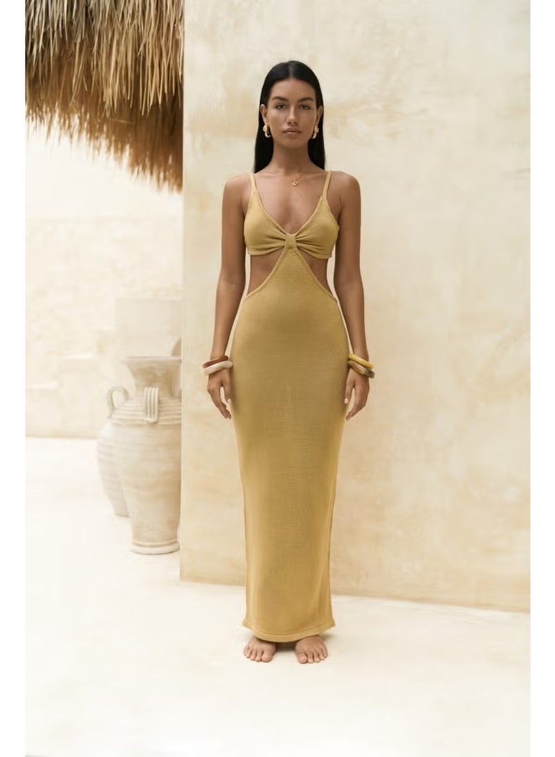 Bohemai Knot-Front Cutout Dress - Image 2
